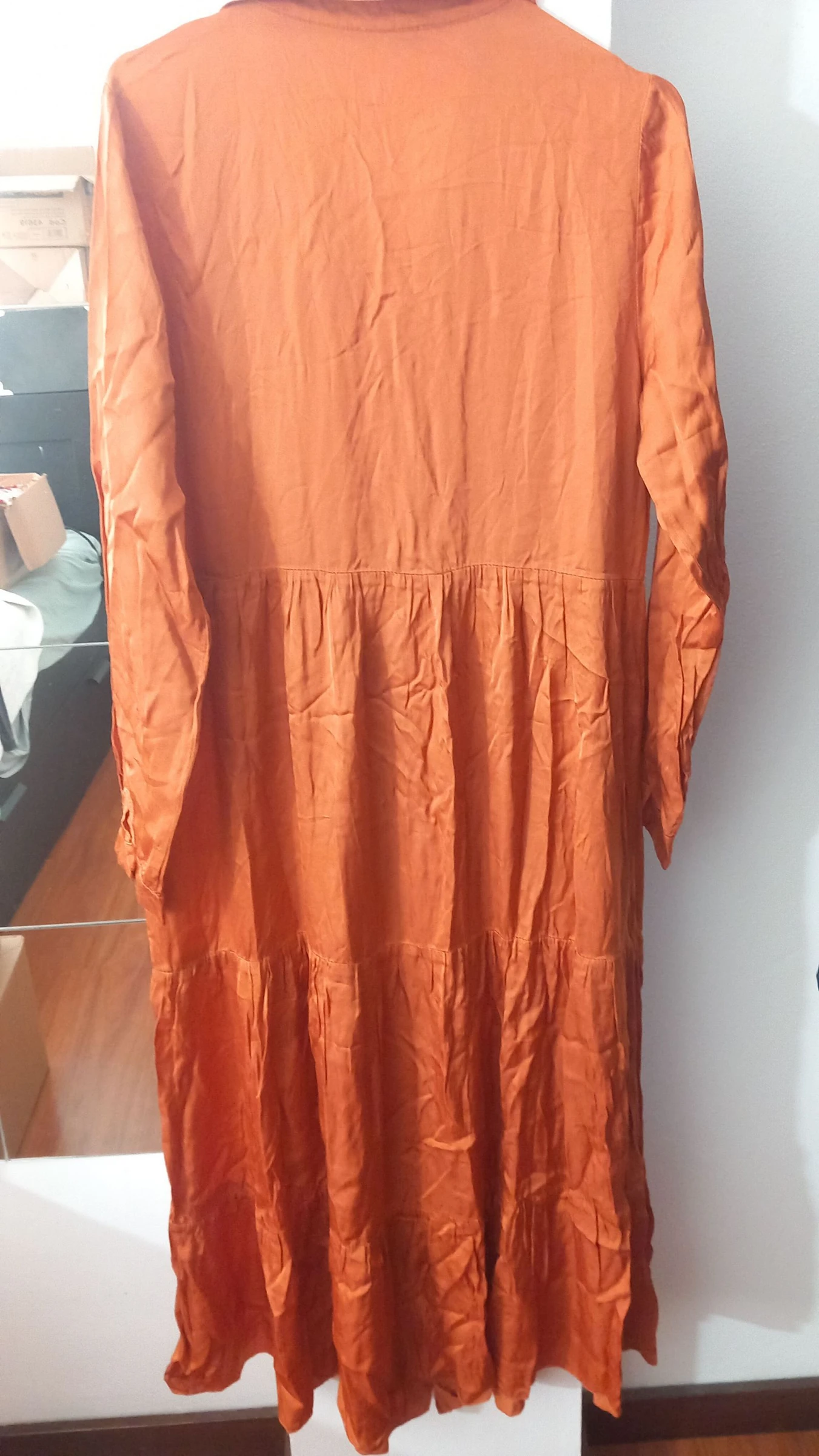 Vestido camisa laranja, Motel Fit's M/L – photo 6